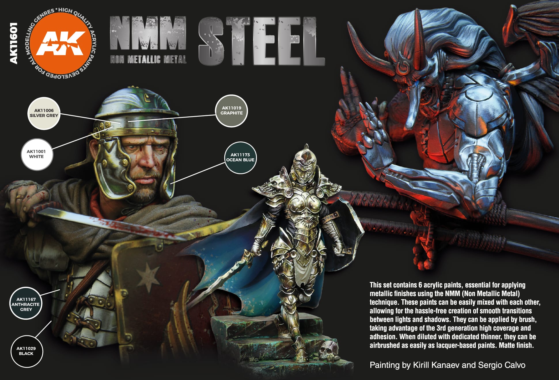 NMM PAINT SET STEEL