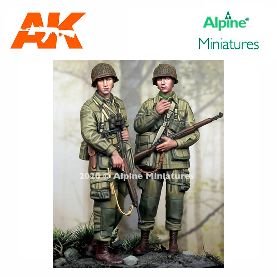 Alpine Miniatures – US 101st Airborne Set (2 figs) 1/35