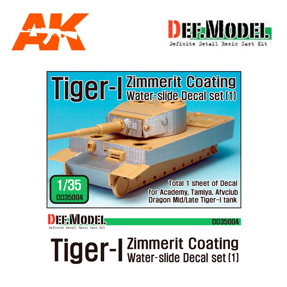 Tamiya 1/35 Zimmerit Coating Sheet Tiger I Mid Late Production 12647 for sale online 