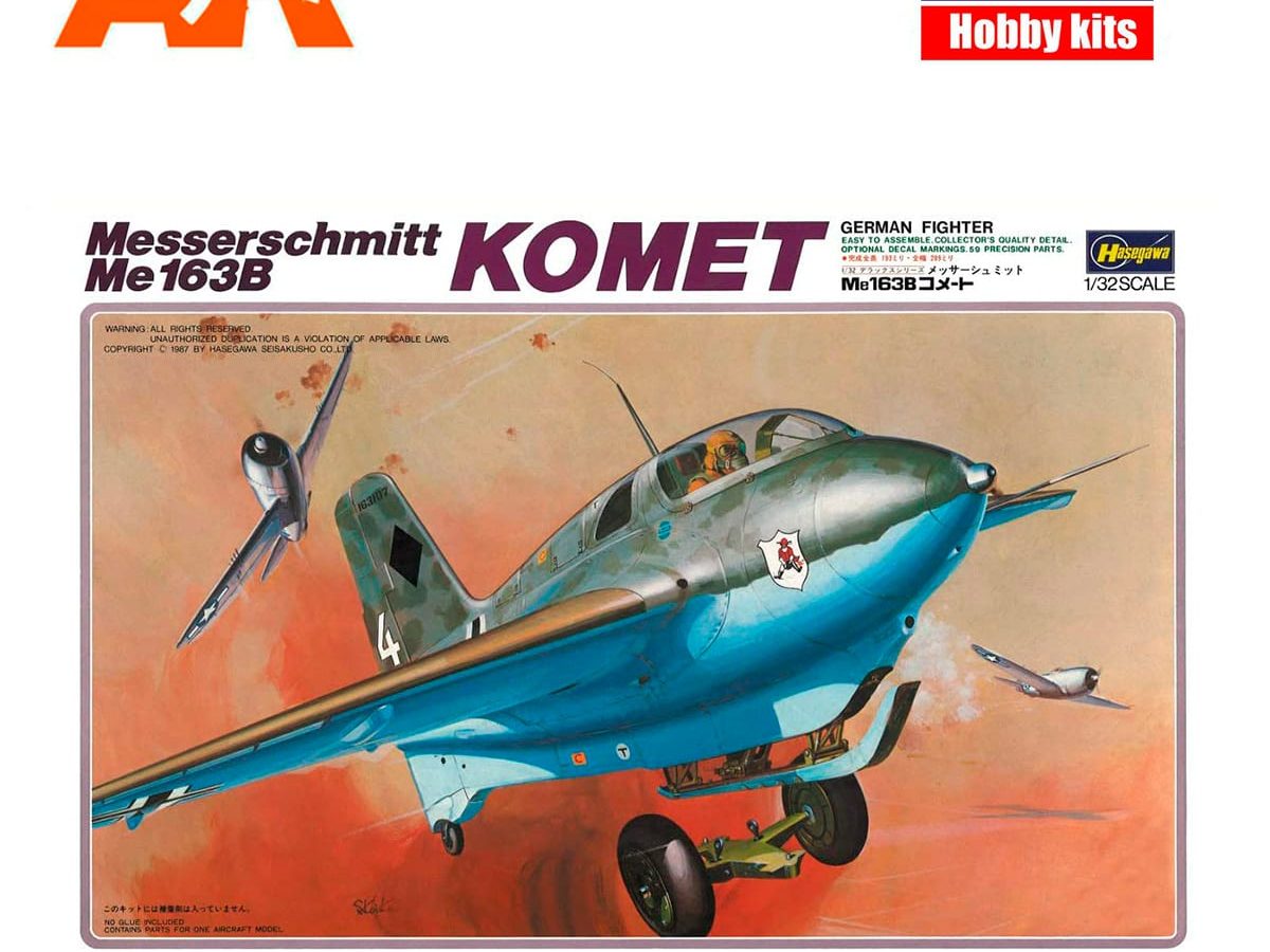 S4x 1 32 Messerschmitt Me 163b Komet Ak Interactive The Weathering Brand