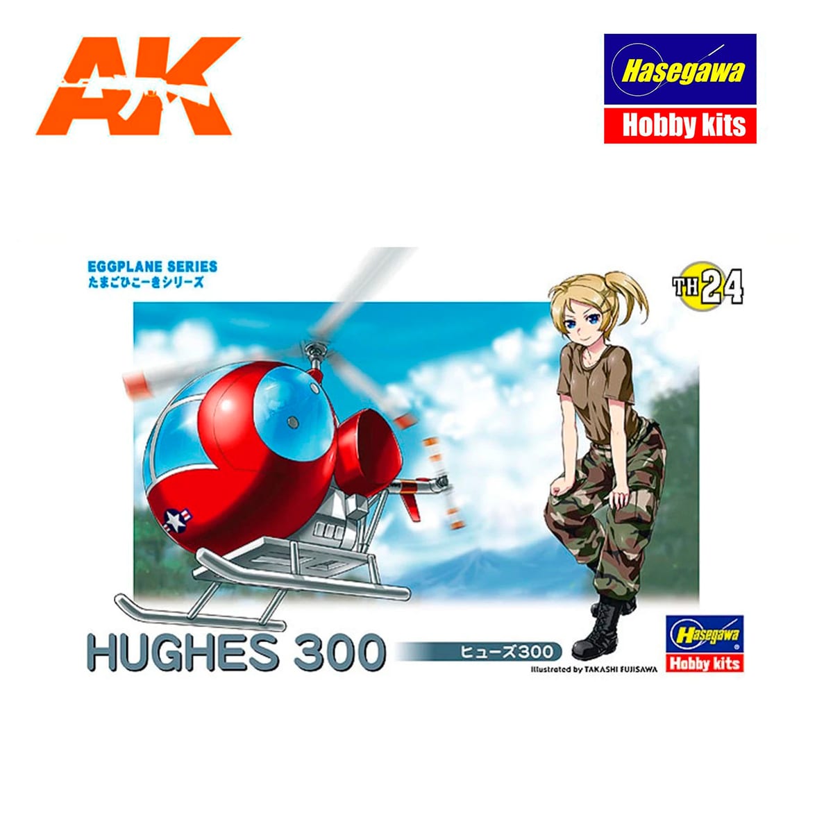 TH24-Egg Plane Hughes 300