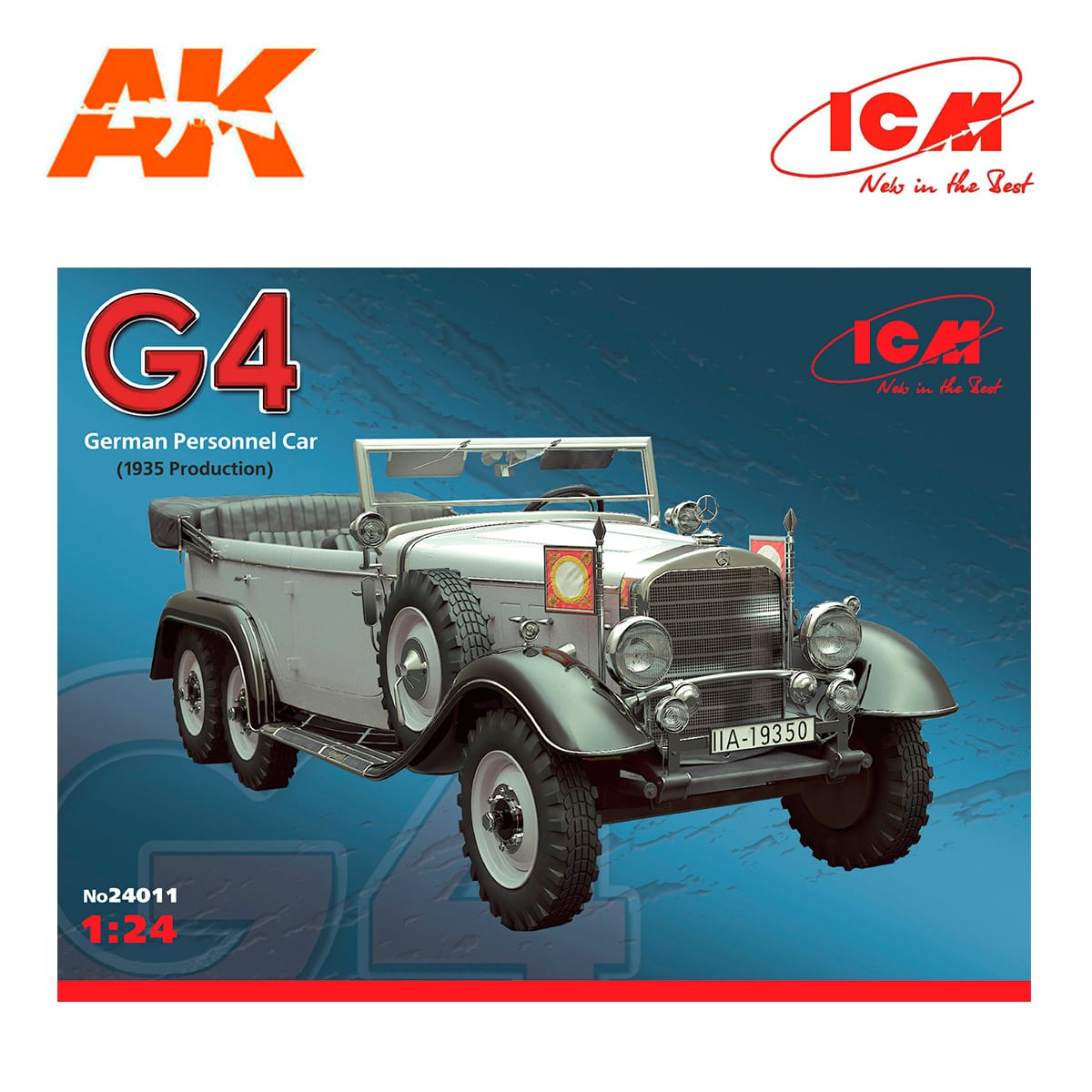 Typ G4 (1935 production), WWII German Personnel Car 1/24