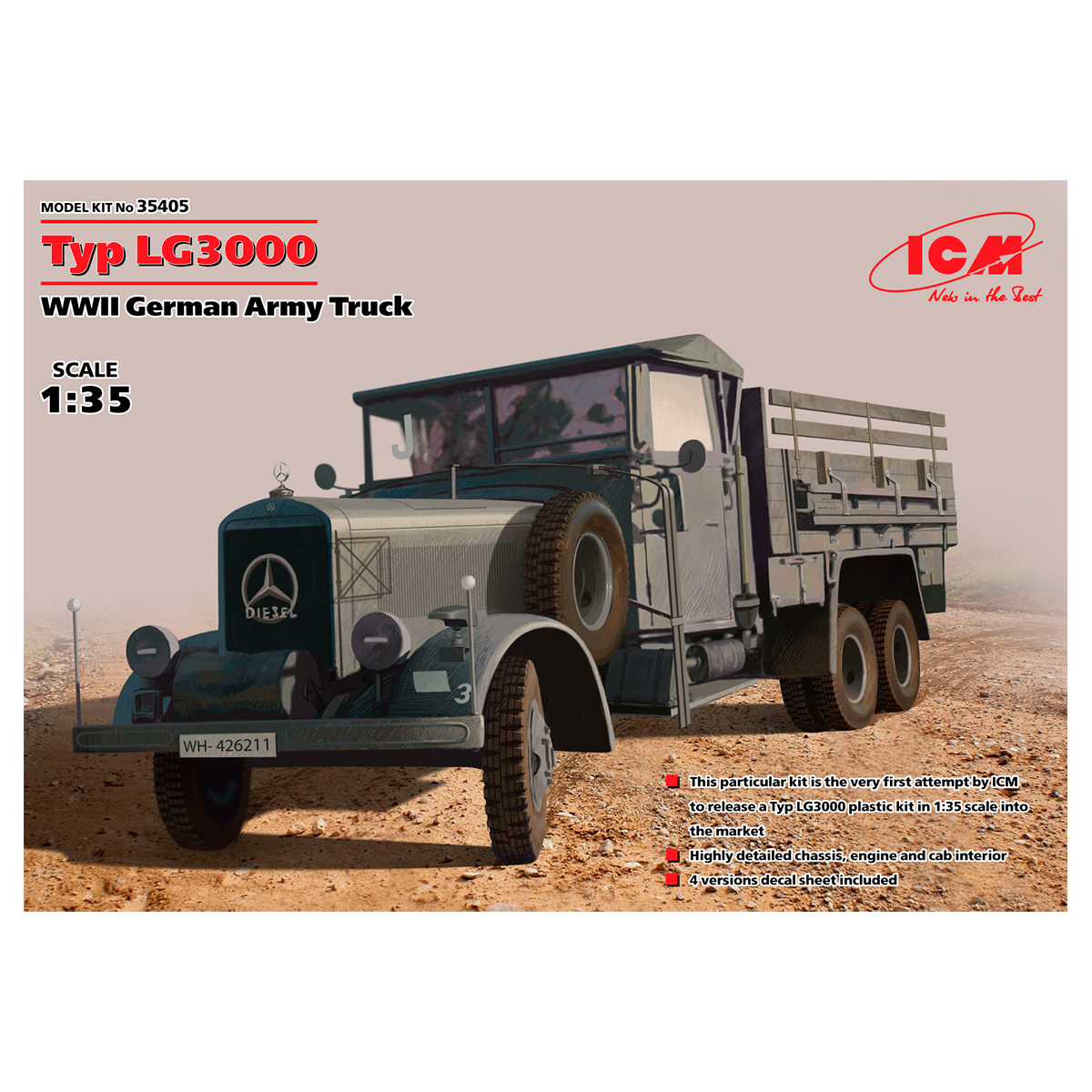 Typ LG3000, WWII German Army Truck 1/35