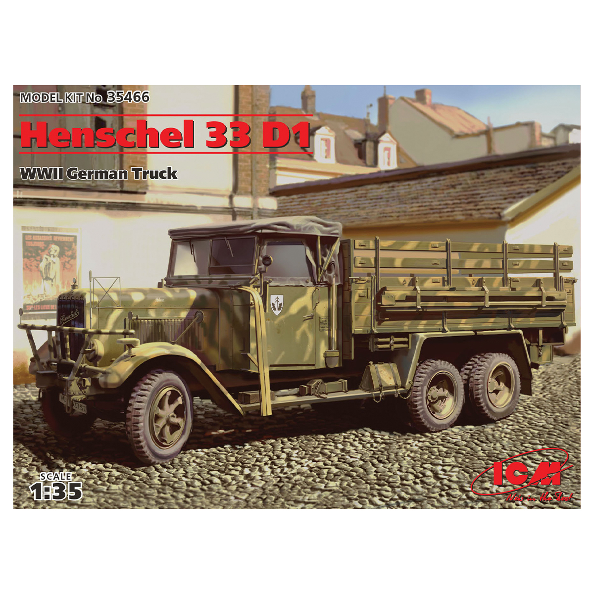 Henschel 33D1, WWII German Army Truck 1/35