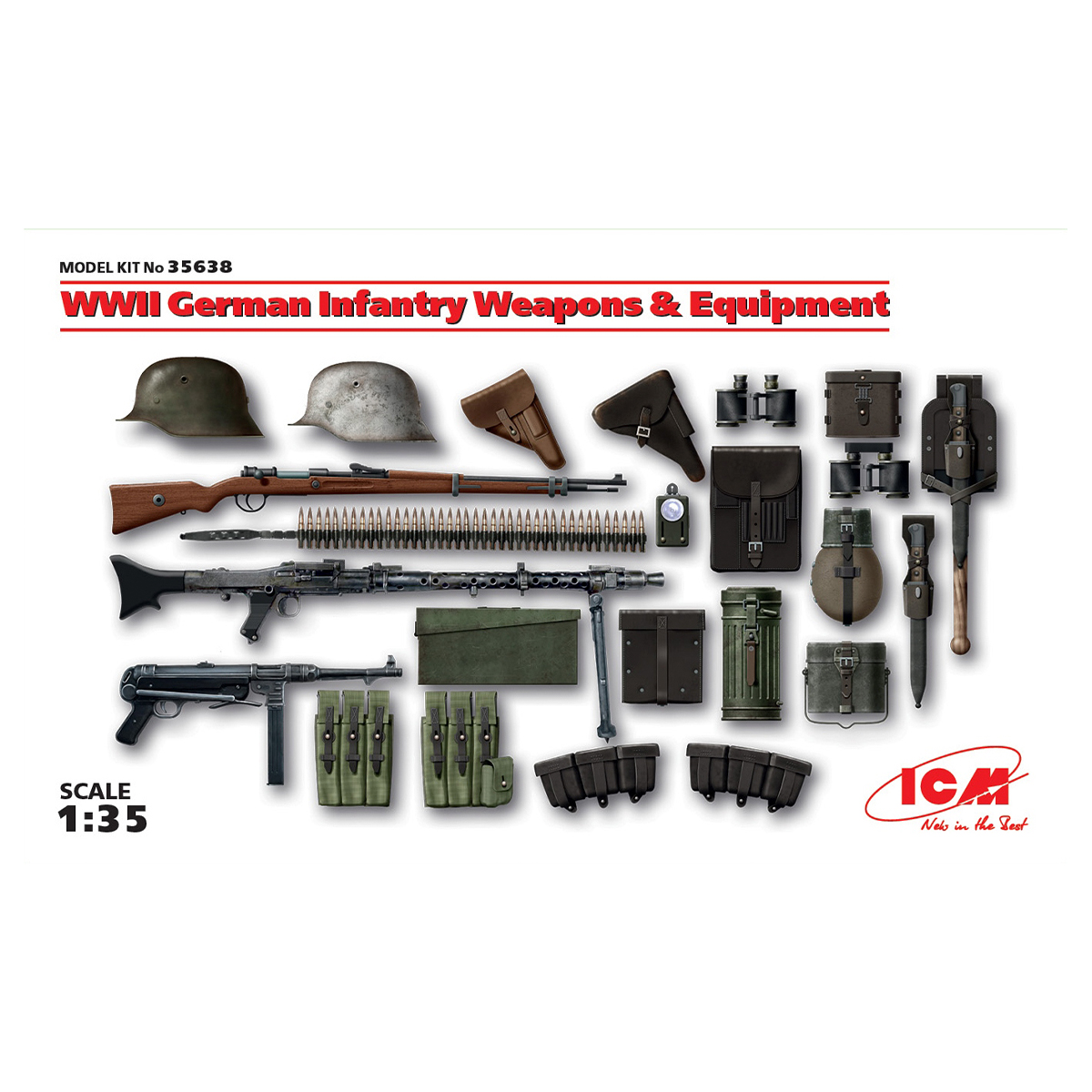 WWII German Infantry Weapons and Equipment 1/35