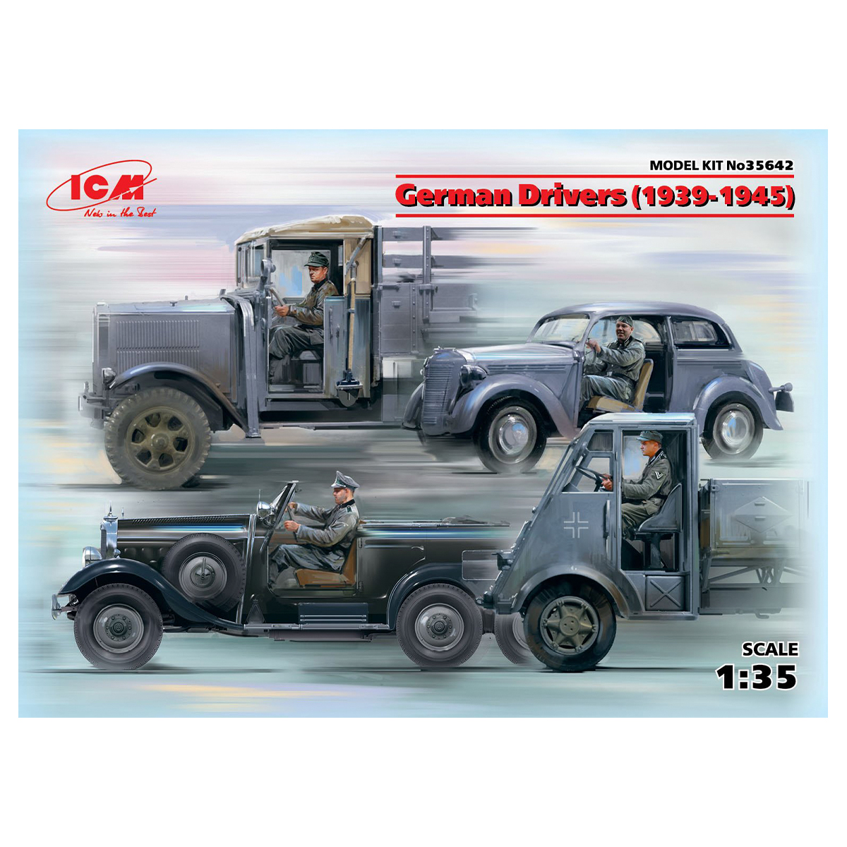 German Drivers (1939-1945) (4 figures) 1/35