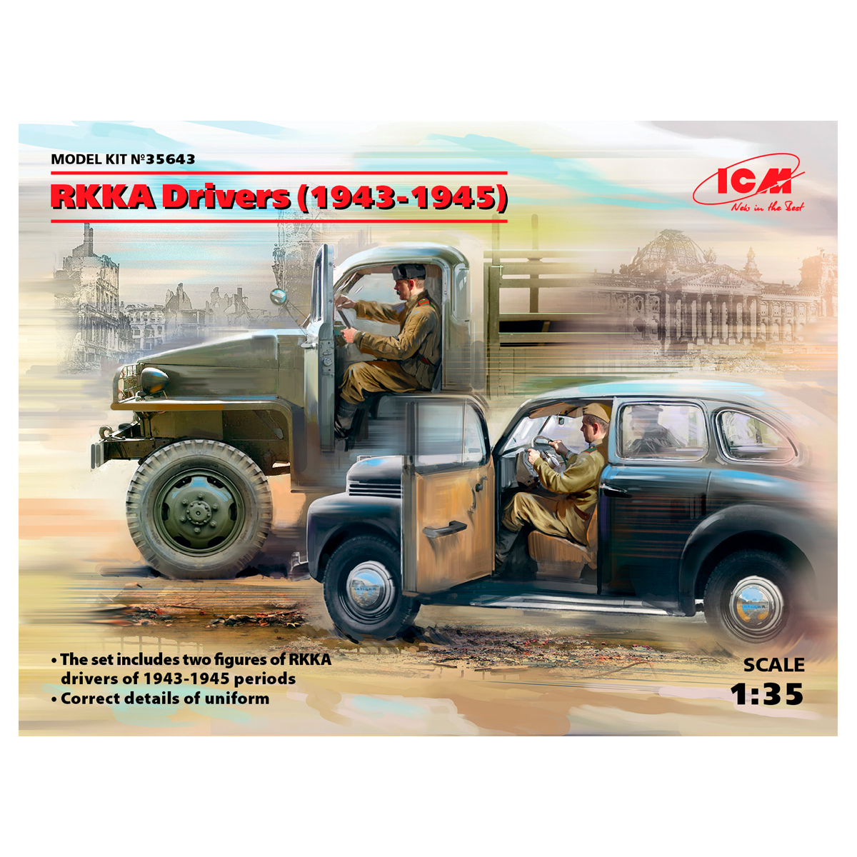 RKKA Drivers (1943-1945) (2 figures) 1/35
