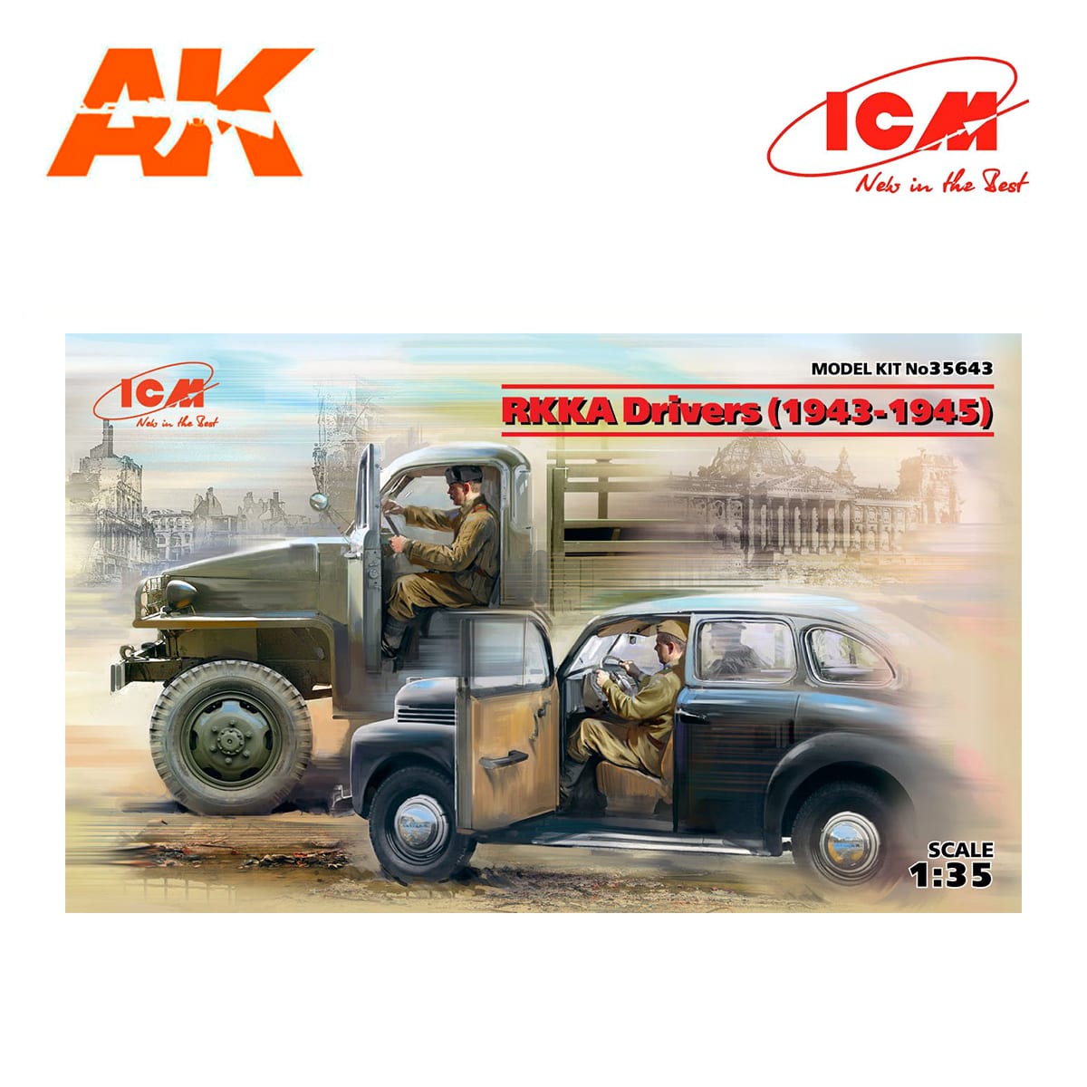 RKKA Drivers (1943-1945) (2 figures) 1/35