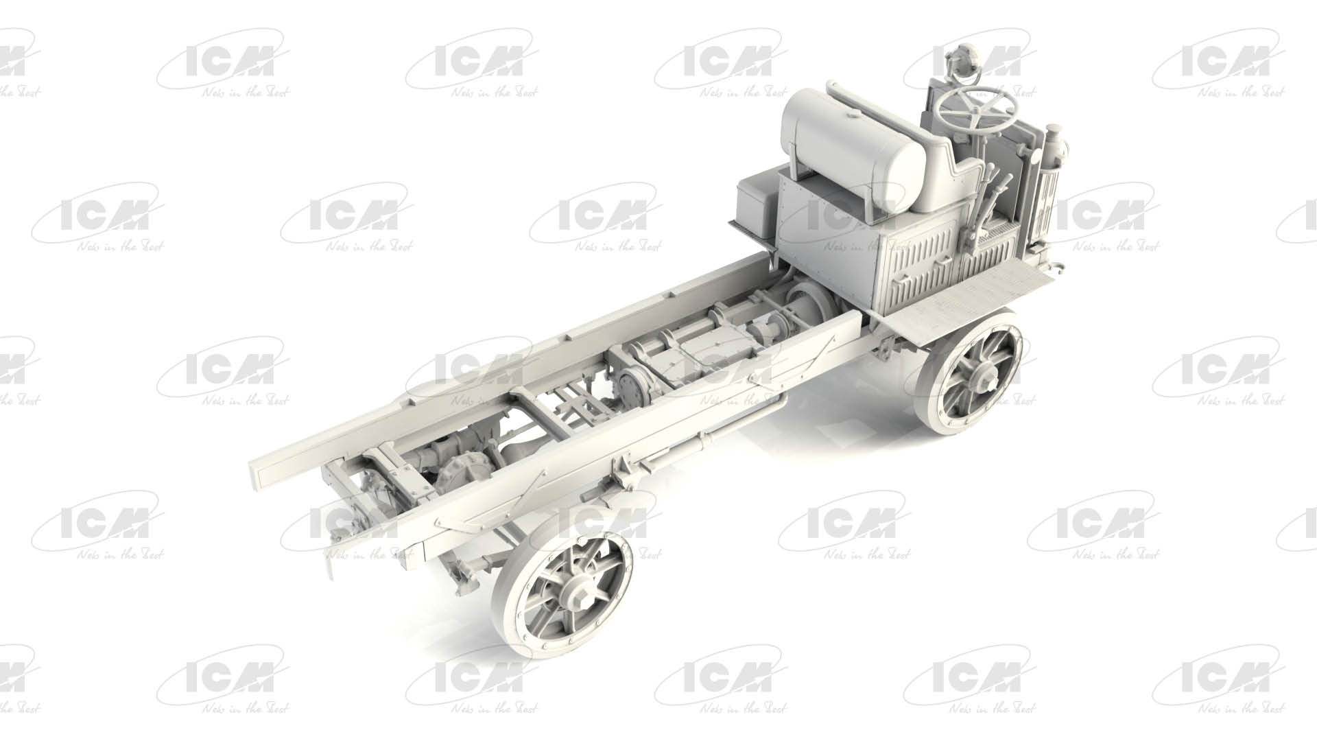 scale Model Kit 1fwd Type B WWI US Army Truck 1/35 ICM 35655 for sale online 