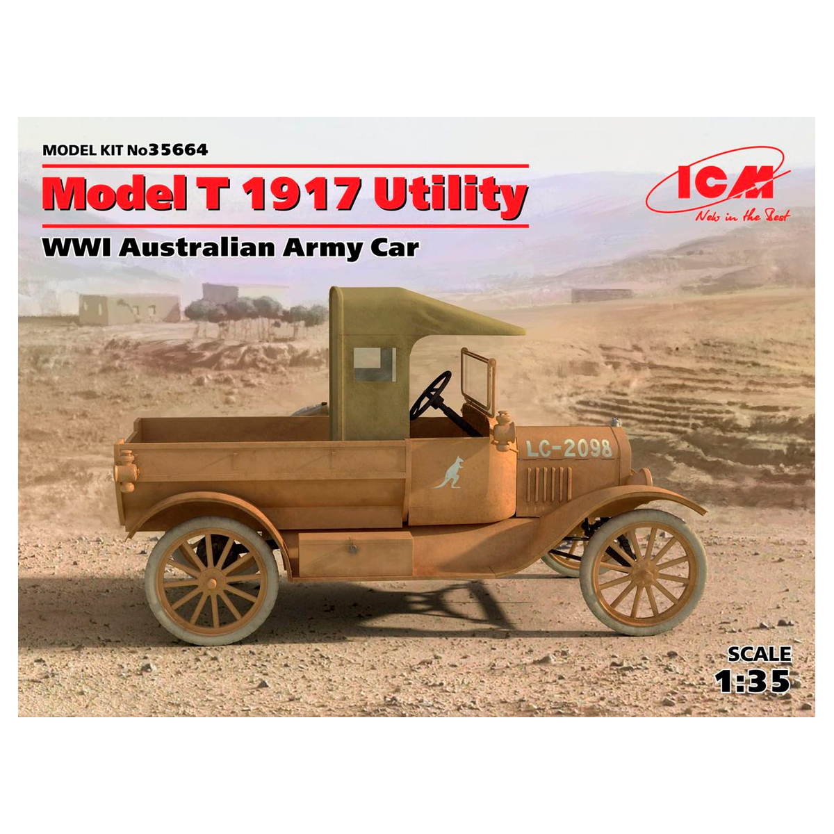 Model T 1917 Utility, WWI Australian Army Car 1/35