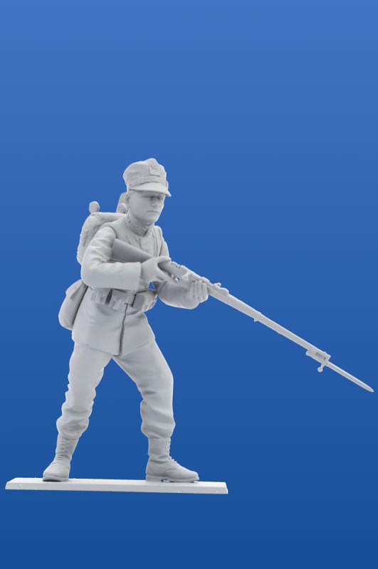 1915 1:35 Plastic Model Kit ICM 4 Figures Italian Infantry 