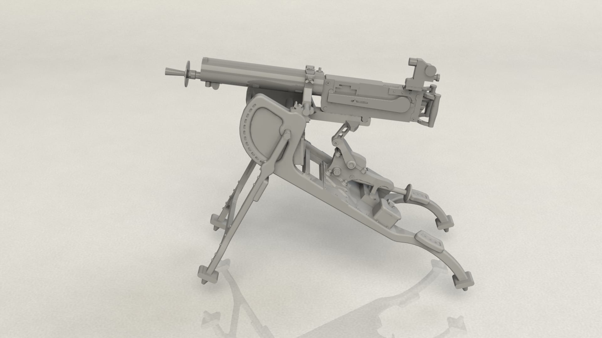 Icm Icm35710 German MG08 Machine Gun 1/35 