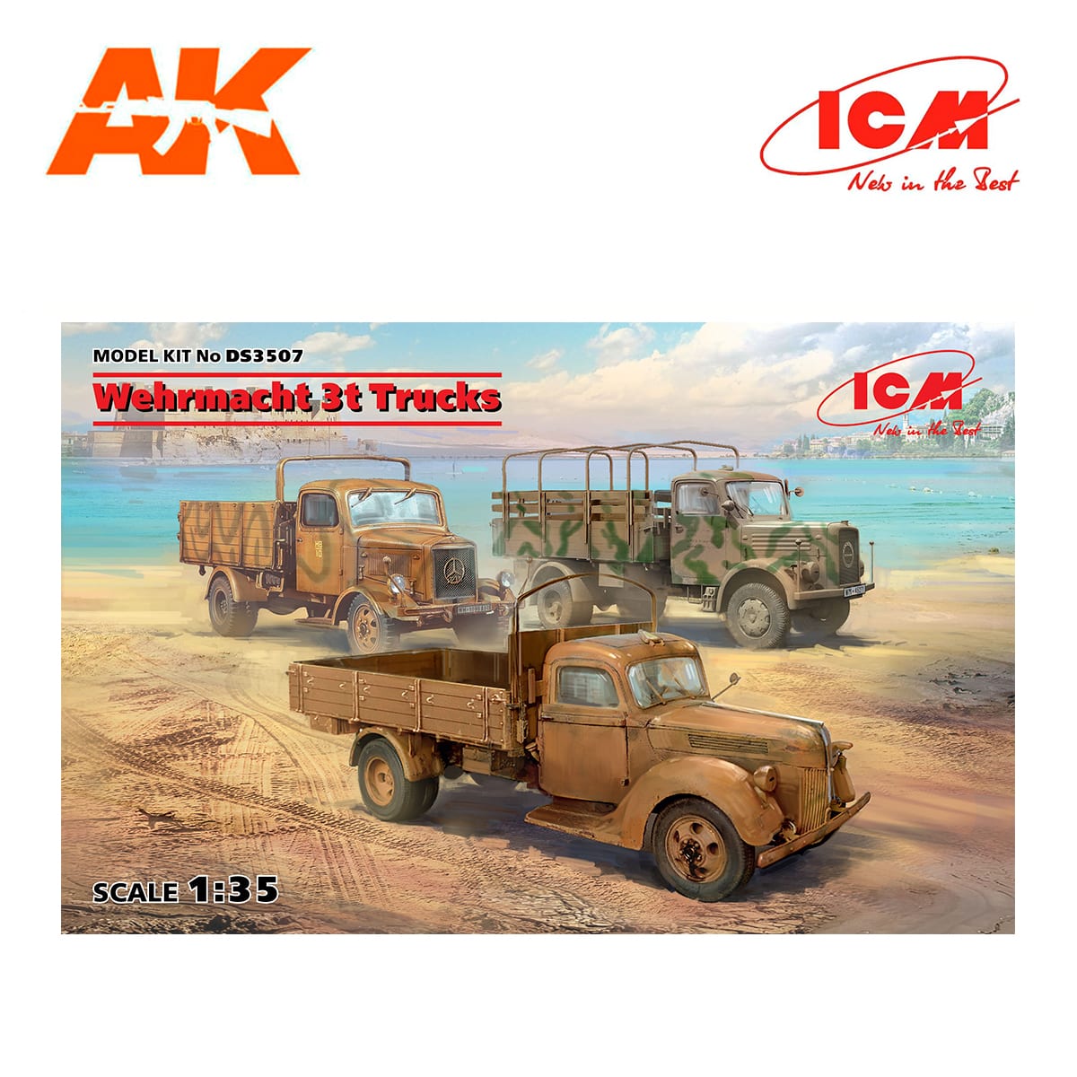 Wehrmacht 3t Trucks (V3000S, KHD S3000, L3000S) 1/35
