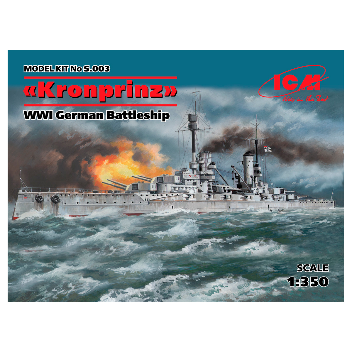 «Kronprinz», WWI German Battleship 1/350