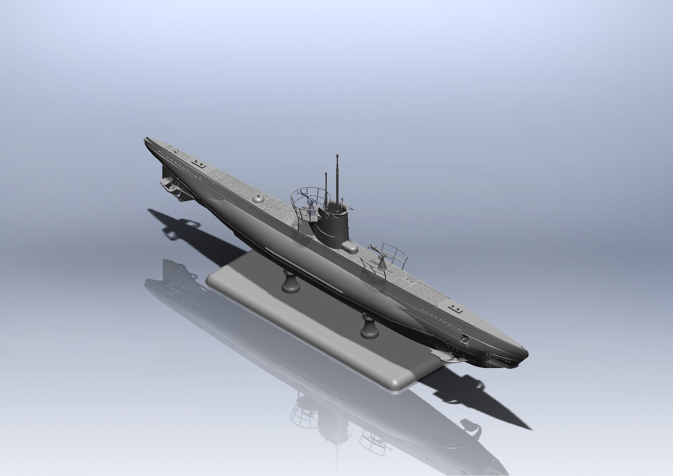 Buy U-Boat Type IIB (1943), German Submarine 1/144 online for18,50 