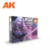 AK Interactive #AKI-1077 Wargame Non Metallic Metal Gold 3G Acrylic Paint  Set