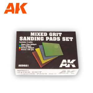 600 grit modellismo 50 pcs AK Interactive AK9024 Dry Sandpaper 