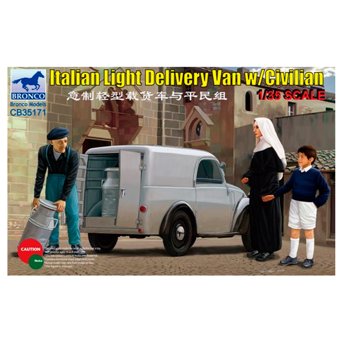 1/35 Italian Light Delivery Van w/Civilian