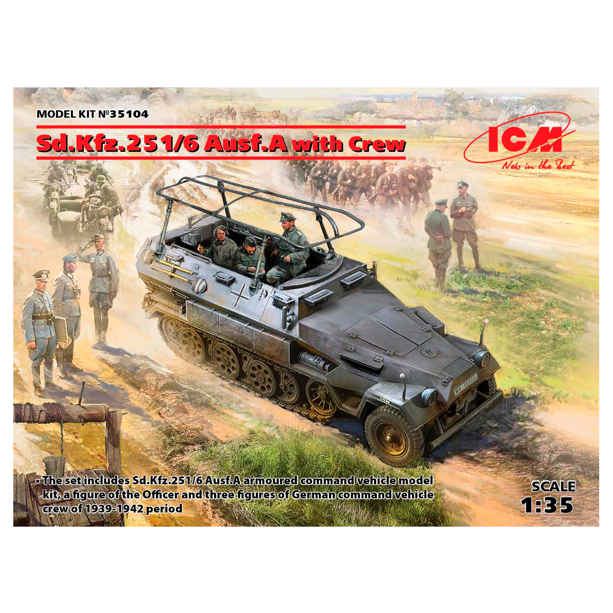 Sd.Kfz.251/6 Ausf.A with Crew 1/35