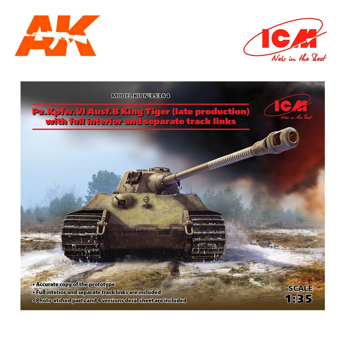 Buy Pz.Kpfw.VI Ausf.B King Tiger (late production) with full 