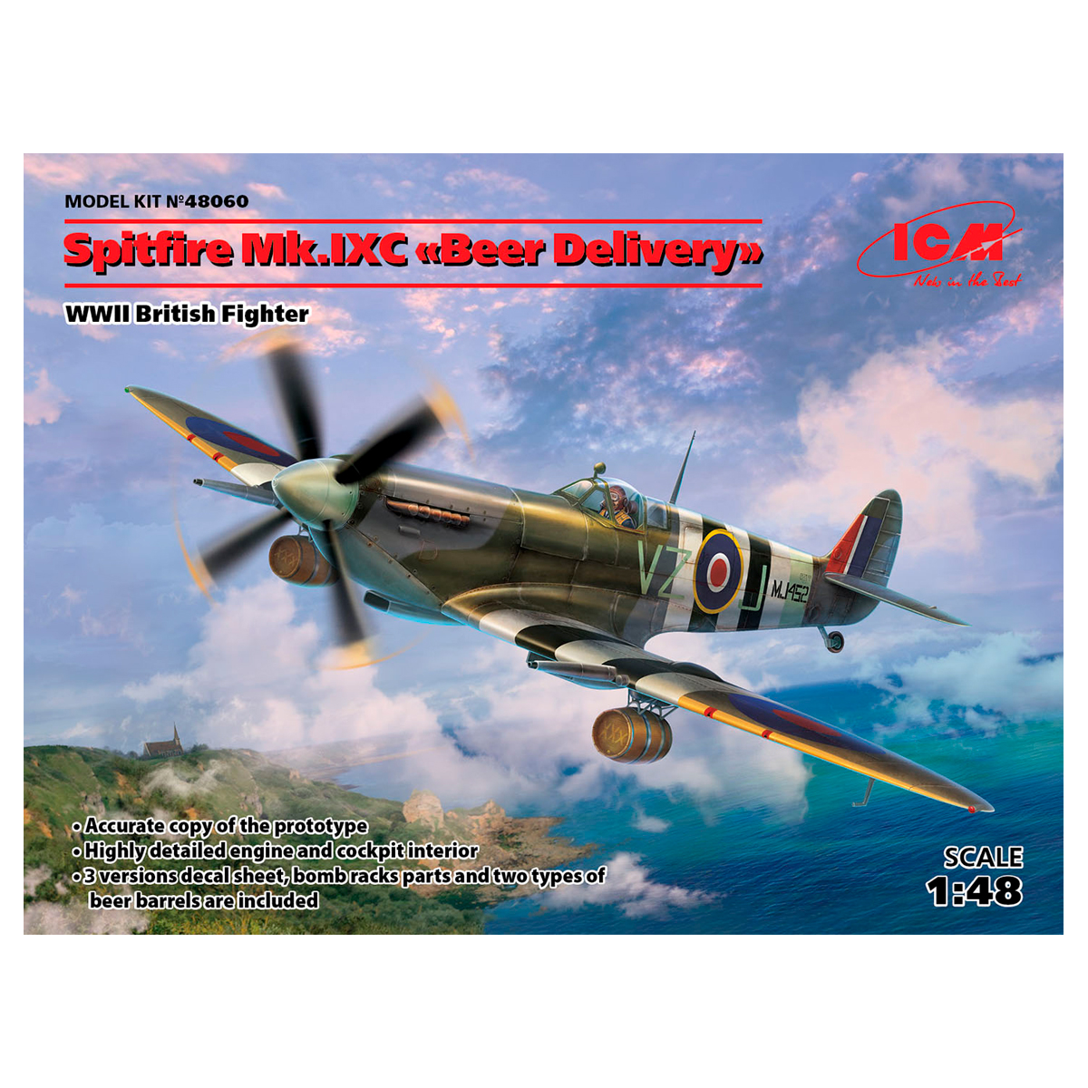 Spitfire Mk.IXC «Beer Delivery», WWII British Fighter 1/48