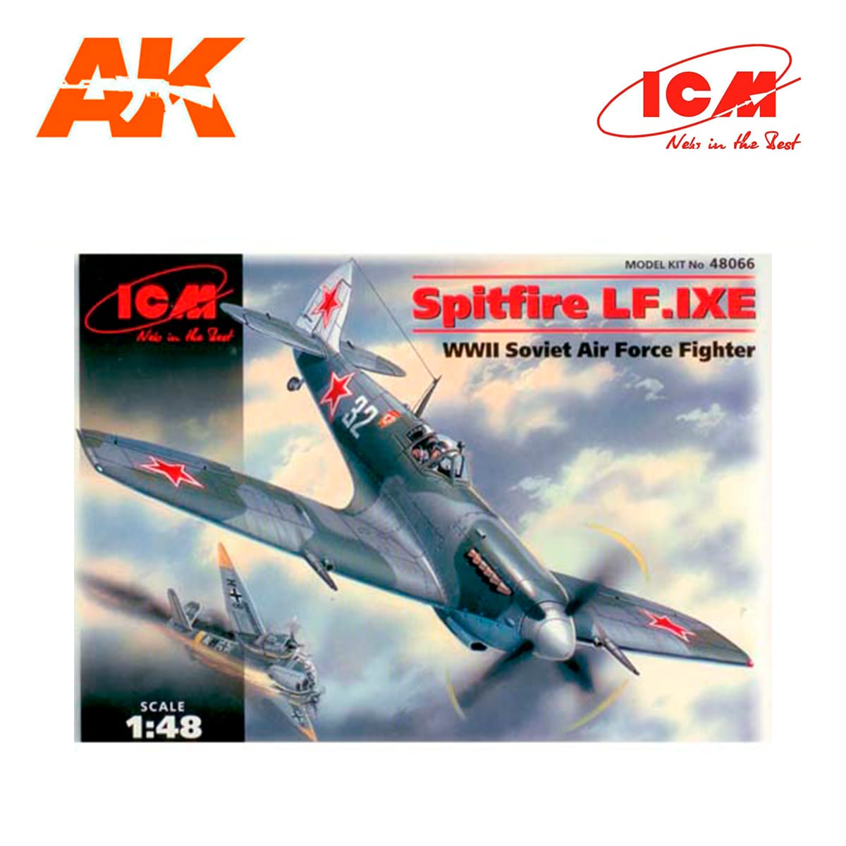 Spitfire LF.IXE, WWII Soviet Air Force Fighter 1/48