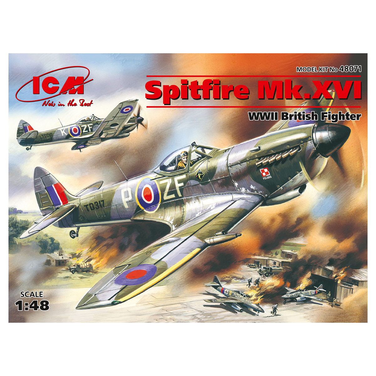 Spitfire Mk.XVI, WWII British Fighter 1/48