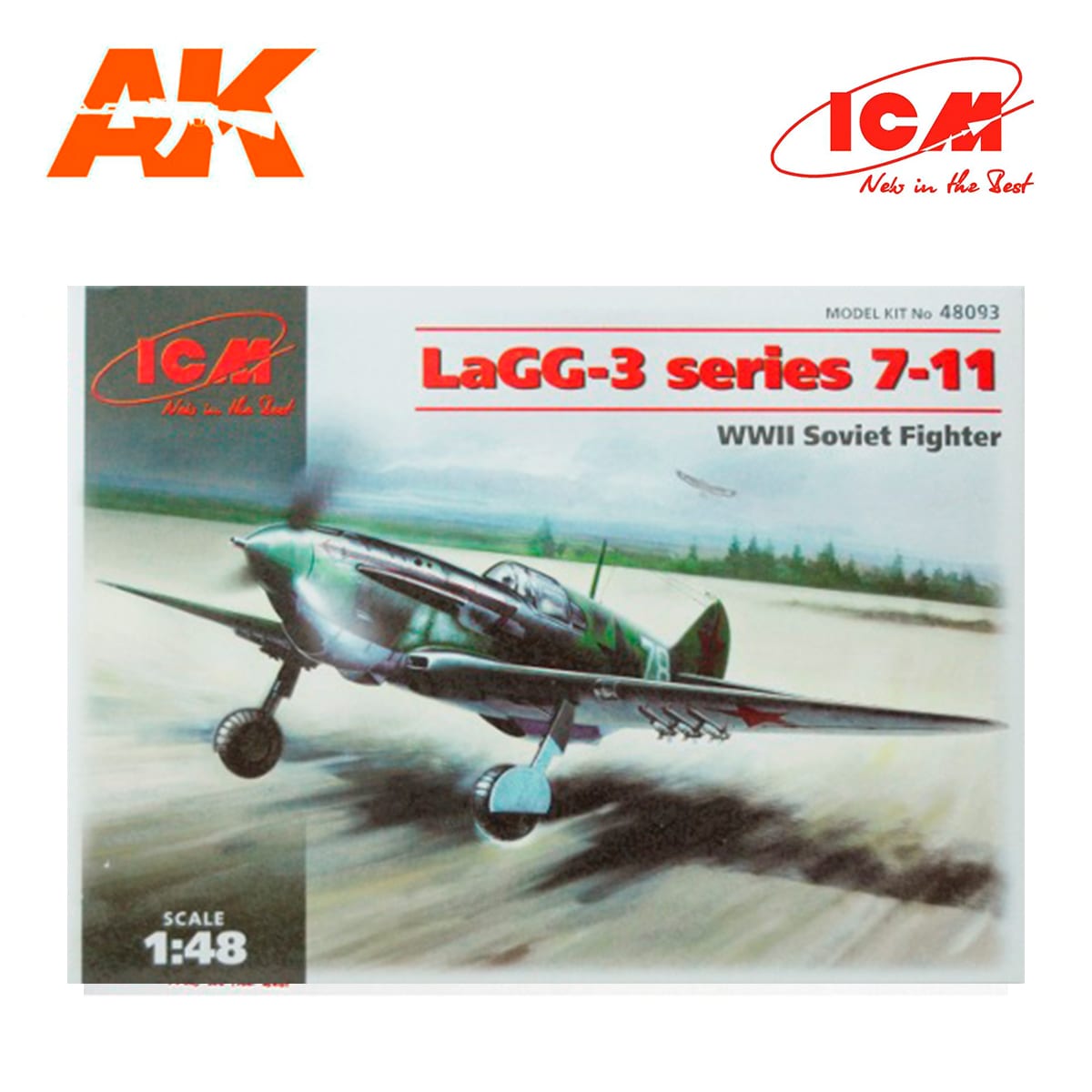 LaGG-3 series 7-11, WWII Soviet Fighter 1/48