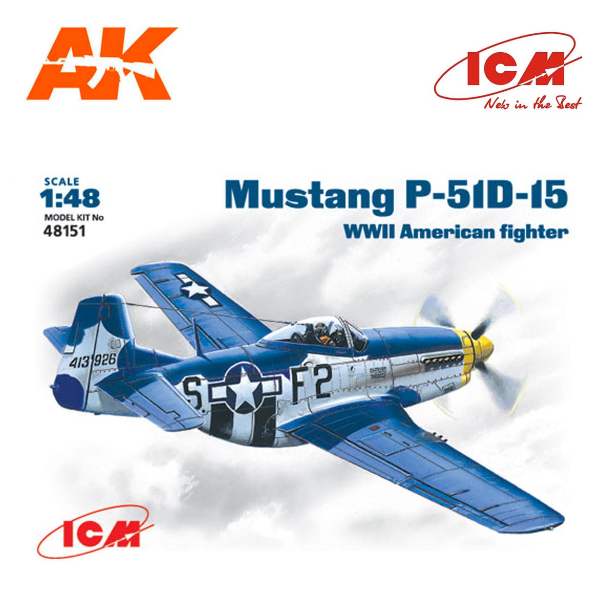 Mustang P-51D-15, WWII American Fighter 1/48
