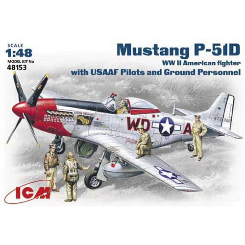 ICM48121# maquette Mustang P-51C WWII American Fighter  ICM 1/48 