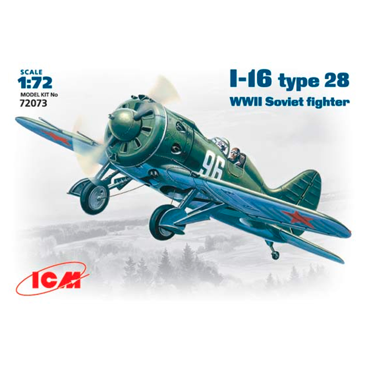 I-16 type 28, WWII Soviet Fighter 1/72