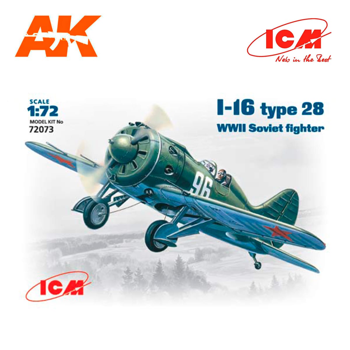 I-16 type 28, WWII Soviet Fighter 1/72