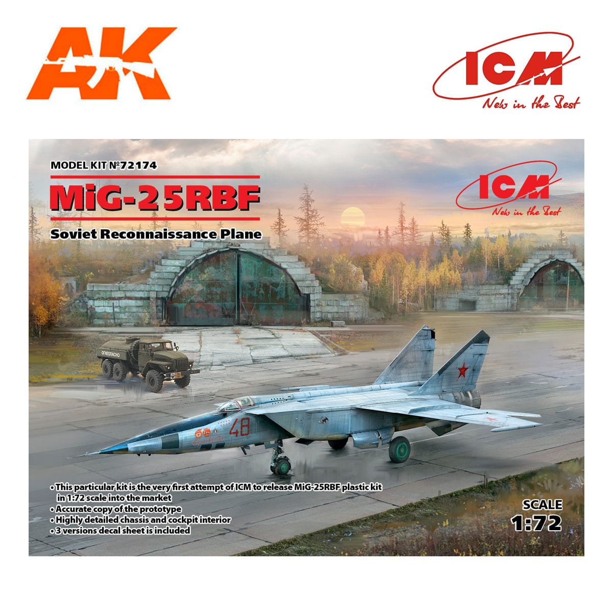 MiG-25 RBF, Soviet Reconnaissance Plane 1/72