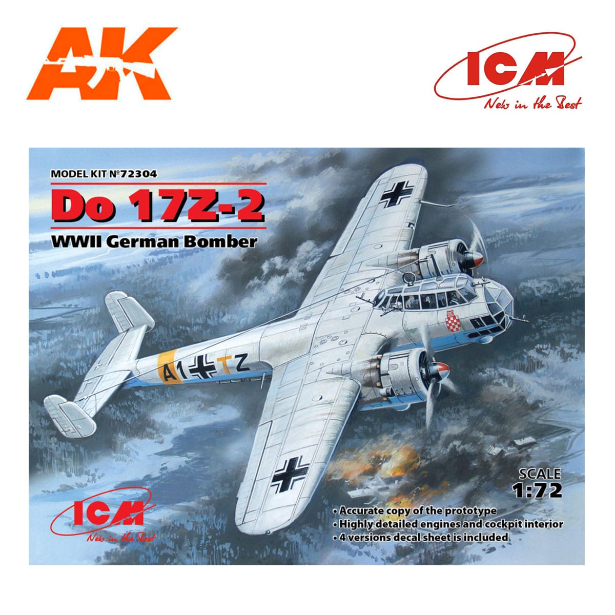 Do 17Z-2, WWII German Bomber 1/72