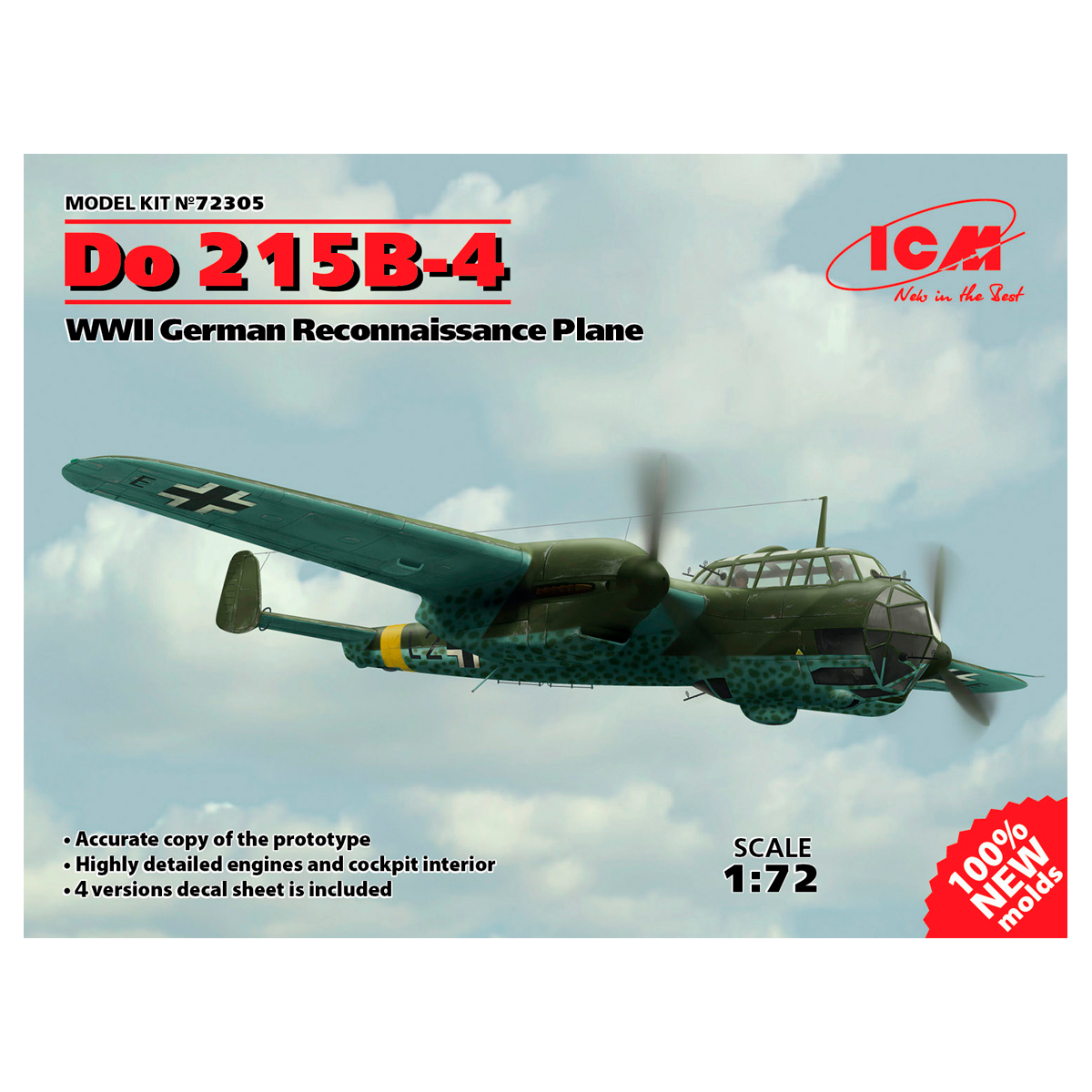 Do 215B-4, WWII Reconnaissance Plane 1/72