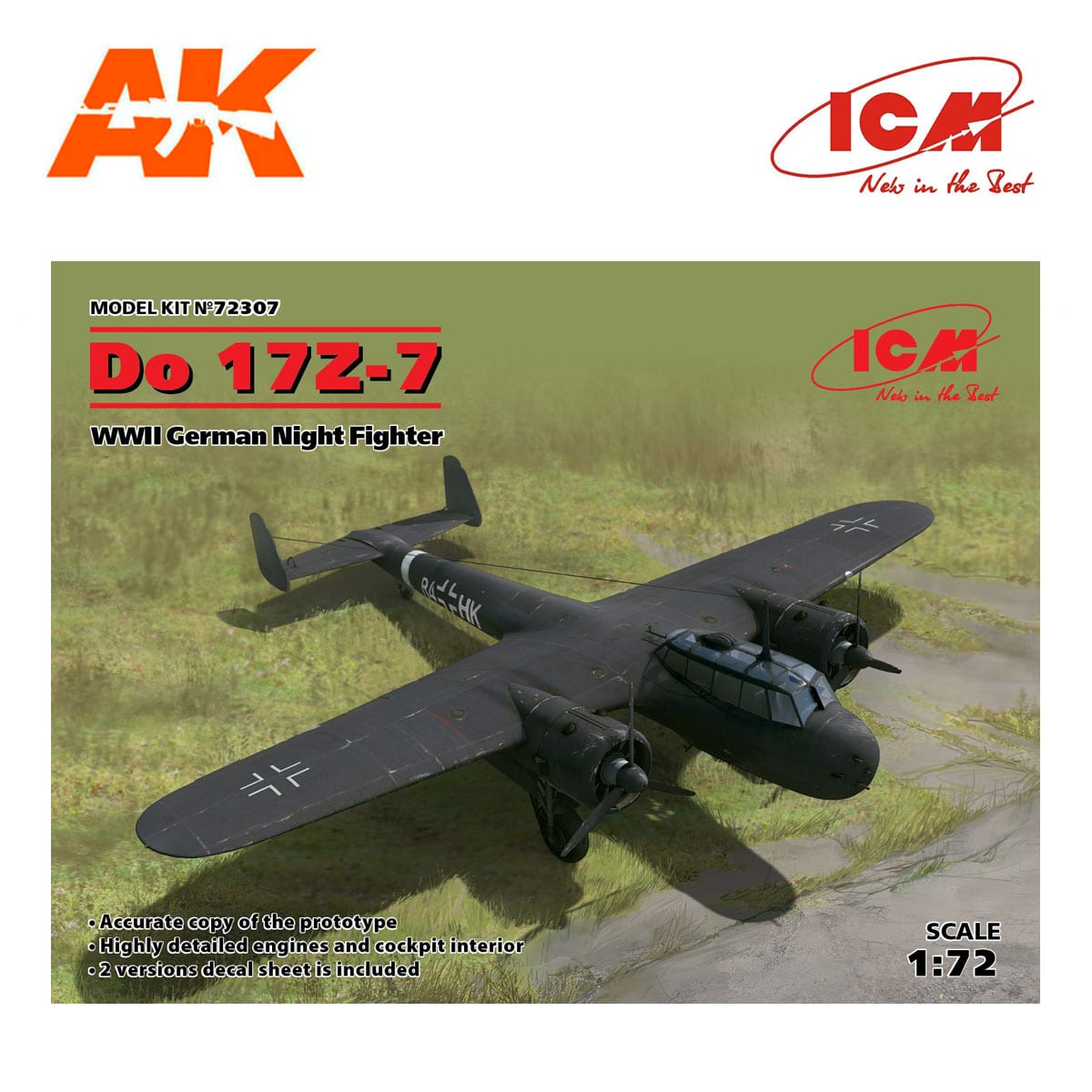 Do 17Z-7, WWII German Night Fighter 1/72