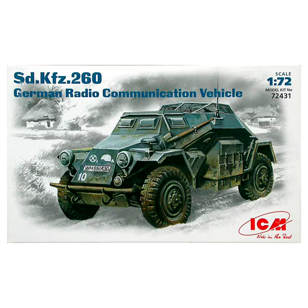 Sd.Kfz.260, German Radio Communication Vehicle 1/72
