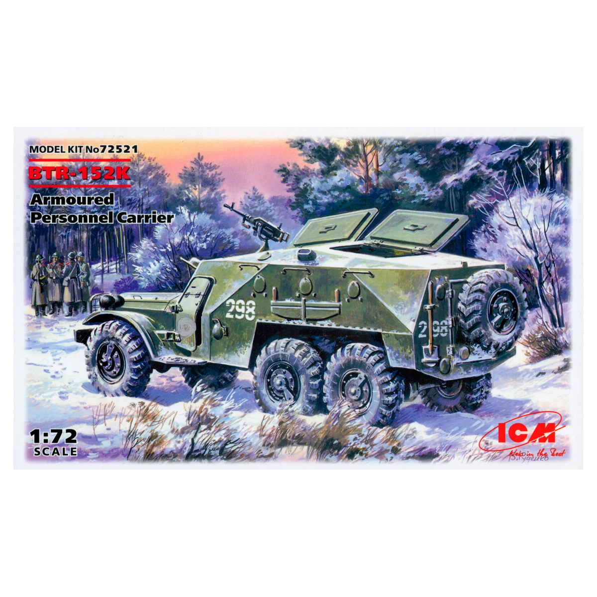 BTR-152K, Armoured Personnel Carrier 1/72