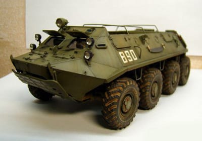 S-Model 1/72 German BTR-60PB Armoured Personnel Carrier DDR #PP0006 