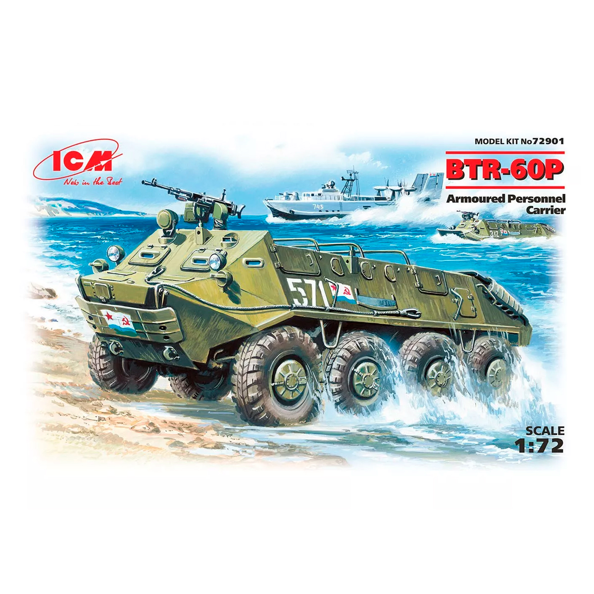 BTR-60P, Armoured Personnel Carrier  1/72