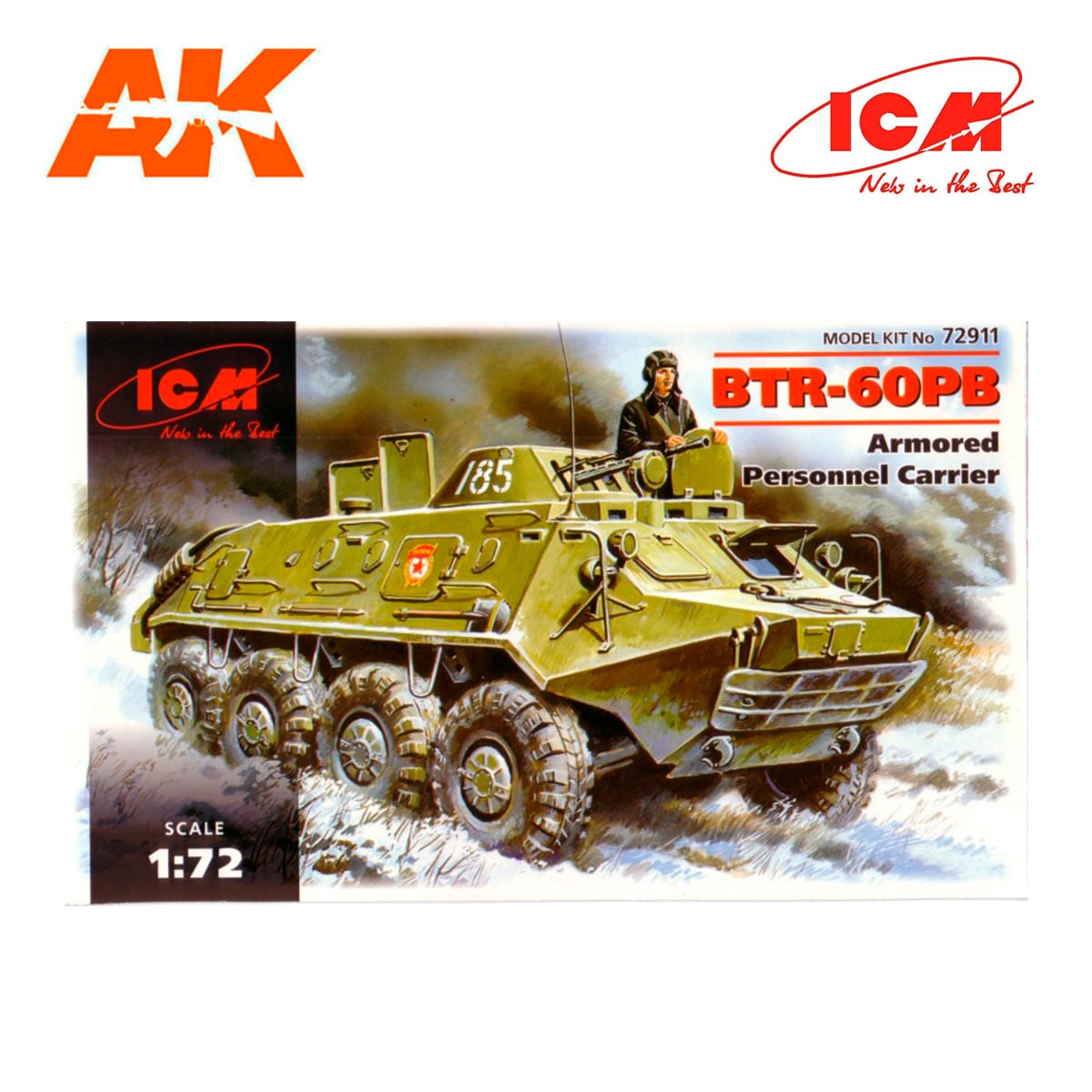 BTR-60PB, Armoured Personnel Carrier 1/72