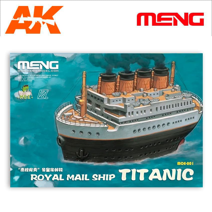 MNGMOE-001 Meng Model Cartoon Series Royal Mail Ship Titanic