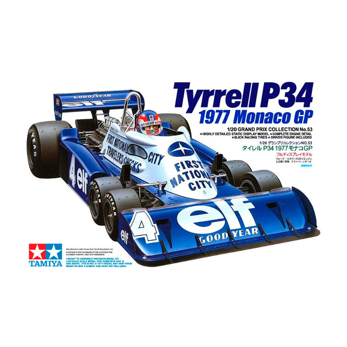 1/20 Tyrrell P34 1977 Monaco GP