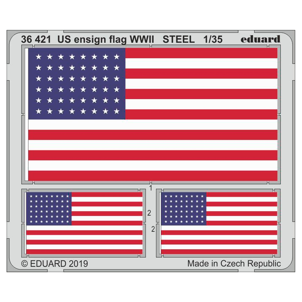 US ensign flag WWII STEEL 1/35