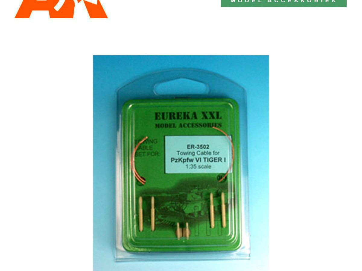 1/35 TIGER PZ.KPFW VI  ACCESSORIES KwK36/43,MG34,TOW CABLES, SCHAKLES AERIALS 