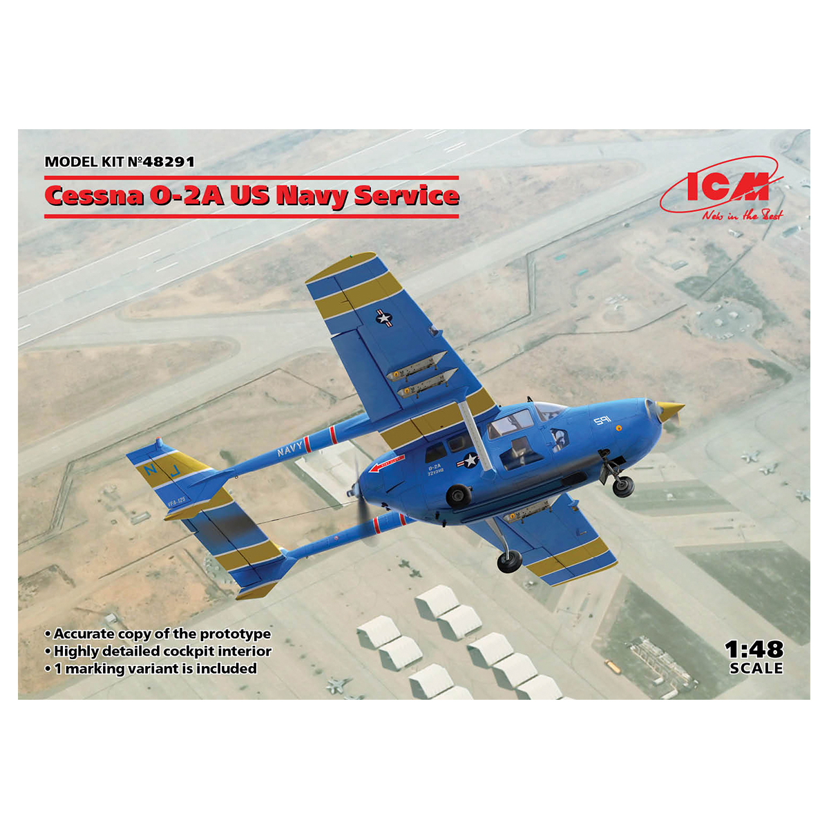 Cessna O-2A US Navy Service 1/48