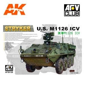 AFV Club 1/35 US M1126 Stryker 8x8 ICV Infantry Carrier Vehicle 35126 for sale online 