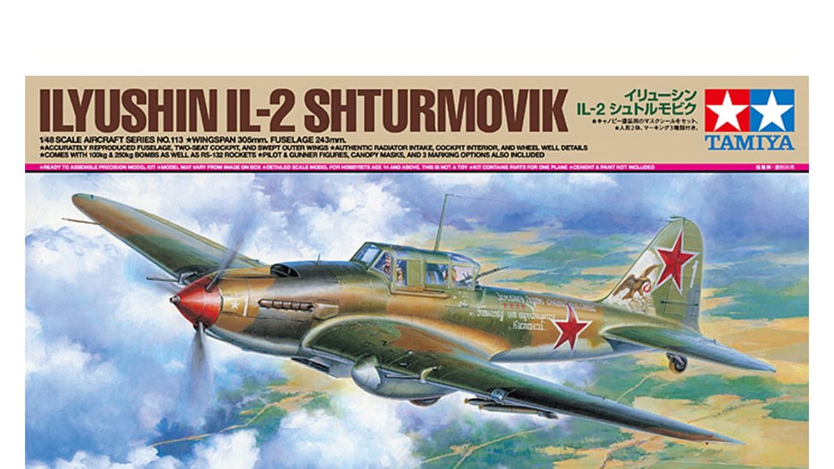 Tamiya Ilyshin IL-2 Shturmovik 1 72 Plastic Model Airplane for sale online