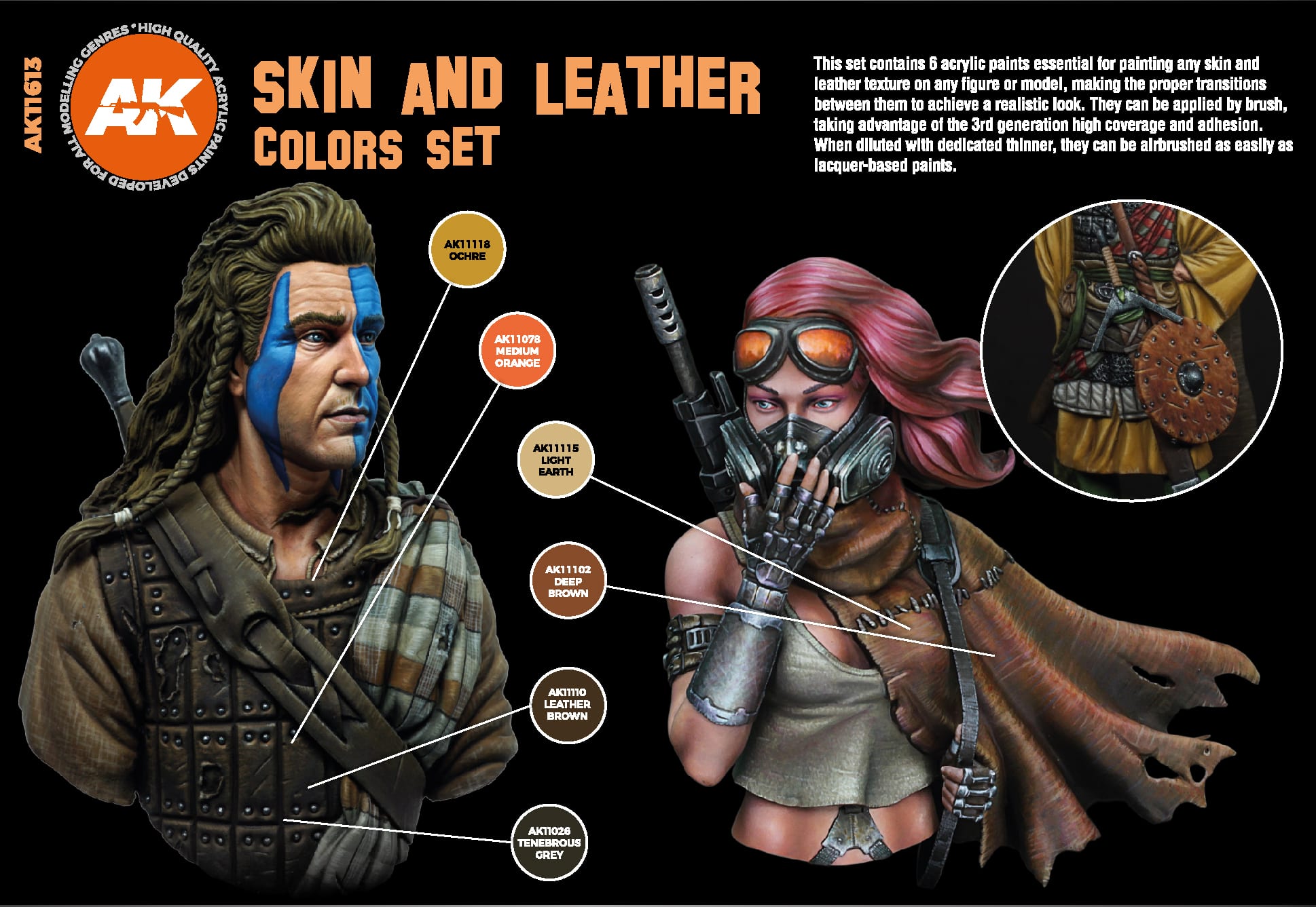 Buy SKIN AND LEATHER COLORS SET online for 16,50€