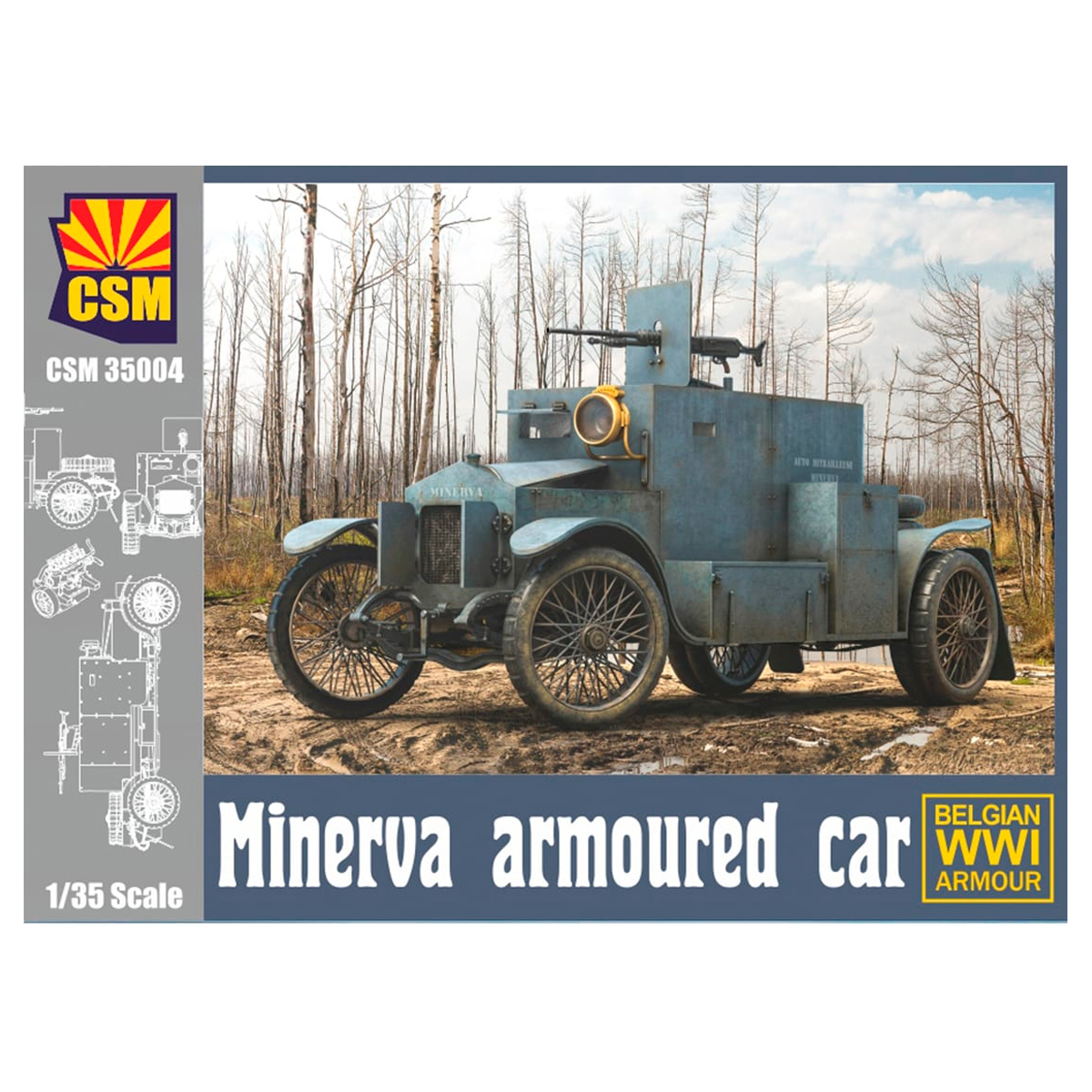 Minerva Armoured Car 1/35